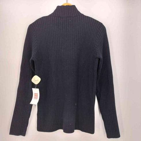 シーケーカルバンクライン ck Calvin Klein CK39 ハイネック ハーフジップ ニット レディース import:M