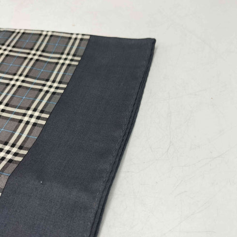 バーバリーズ BURBERRYS ロゴ 刺繍 ノバチェック ハンカチ メンズ