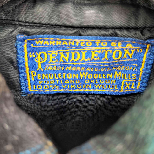ペンドルトン PENDLETON 50S ウールオンブレチェックボタンダウンシャツ メンズ JPN:XL