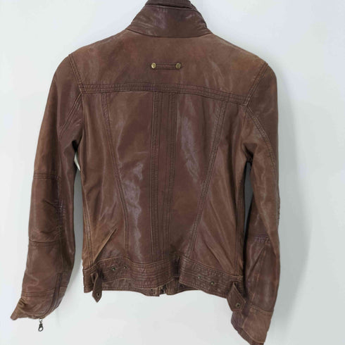 VERO MODA TEMPLE LUCKLY SHORT LEATHER JACKET シープレザージャケット VINTAGE レディース 165/84A