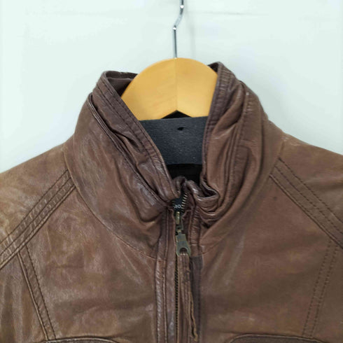 VERO MODA TEMPLE LUCKLY SHORT LEATHER JACKET シープレザージャケット VINTAGE レディース 165/84A