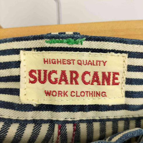 シュガーケーン SUGAR CANE ヒッコリー ストライプ ワークパンツ メンズ 28/32