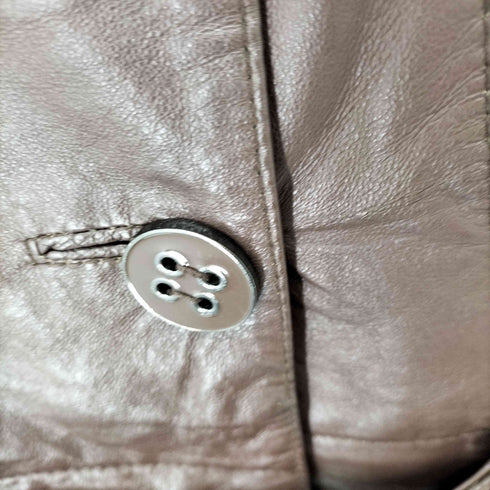 VERO MODA FANFARE DARE LEATHER COAT ボアレザーコート VINTAGE レディース 165/84A