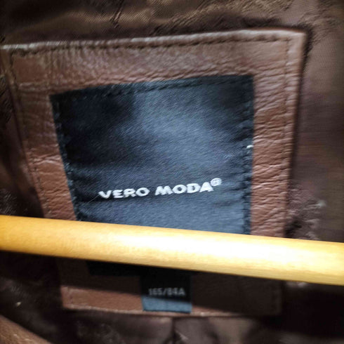 VERO MODA FANFARE DARE LEATHER COAT ボアレザーコート VINTAGE レディース 165/84A