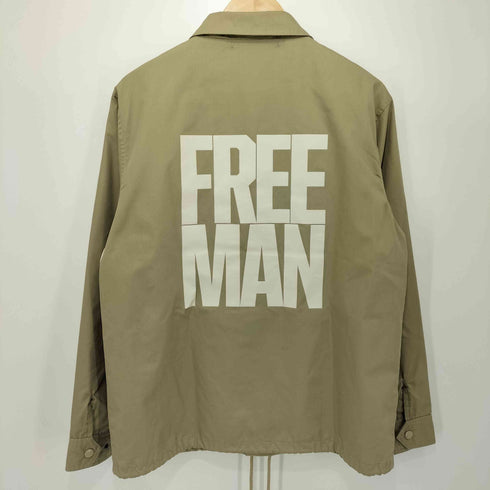 フリーマンズスポーティングクラブ FREEMANS SPORTING CLUB 背面プリント コーチジャケット メンズ JPN:2