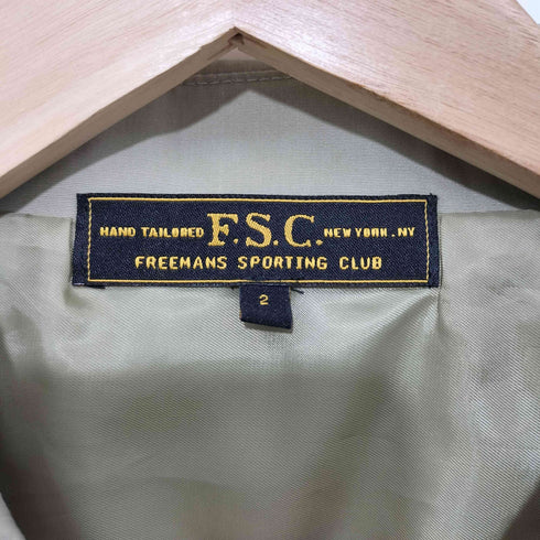 フリーマンズスポーティングクラブ FREEMANS SPORTING CLUB 背面プリント コーチジャケット メンズ JPN:2