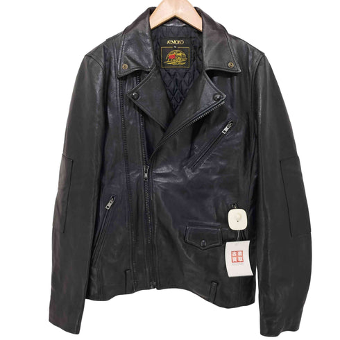 ALMOND シープレザー ダブルライダースジャケット メンズ JPN:M