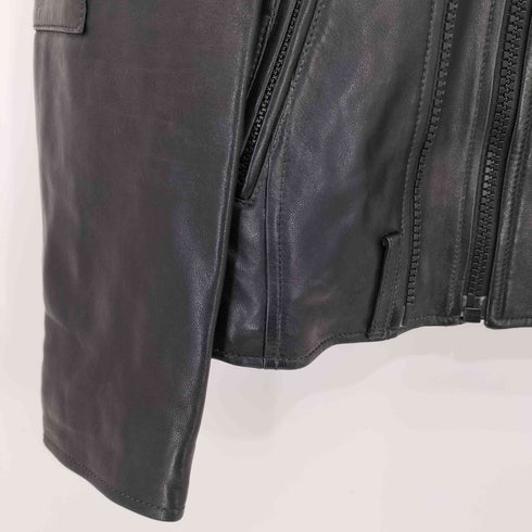 ALMOND シープレザー ダブルライダースジャケット メンズ JPN:M