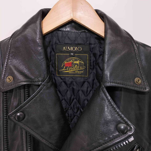 ALMOND シープレザー ダブルライダースジャケット メンズ JPN:M