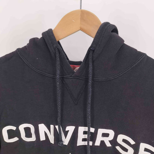 コンバース CONVERSE 90-00S ロゴ刺繍 前V プルオーバー パーカー メンズ LL
