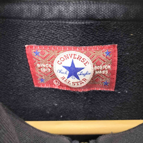 コンバース CONVERSE 90-00S ロゴ 刺繍 ハーフジップ スウェット メンズ
