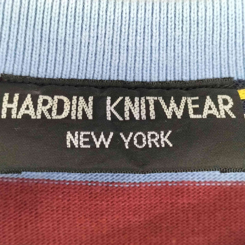 HARDIN KNITWEAR ウルトラヘビー ボーダー ロンT メンズ JPN:M