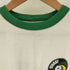 ステューシー Stussy 90S USA製 紺タグ ラスタカラー サッカー プリント リンガー S/S Tシャツ トリム メンズ import:XL