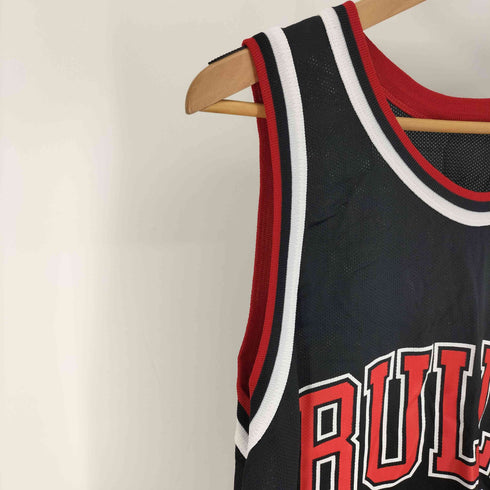 チャンピオン Champion 90S USA製 BULLS No.33 バスケットボール メッシュ ゲームシャツ メンズ US:44