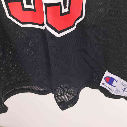 チャンピオン Champion 90S USA製 BULLS No.33 バスケットボール メッシュ ゲームシャツ メンズ US:44