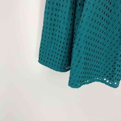 ランバンオンブルー LANVIN en Bleu メッシュフレアスカート レディース 38