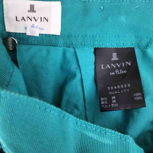 ランバンオンブルー LANVIN en Bleu メッシュフレアスカート レディース 38
