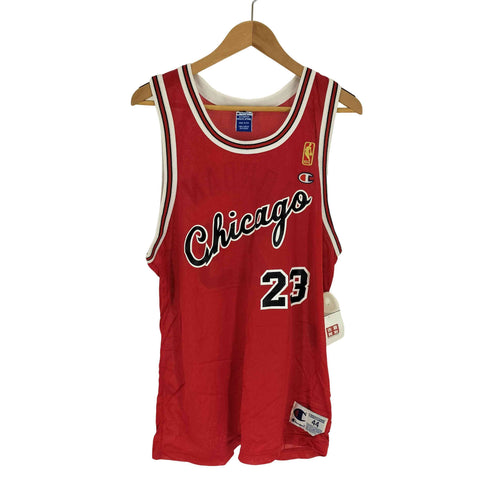 チャンピオン Champion 90S USA製 CHICAGO 50周年 メッシュ バスケットボール ユニフォーム ゲームシャツ メンズ US:44