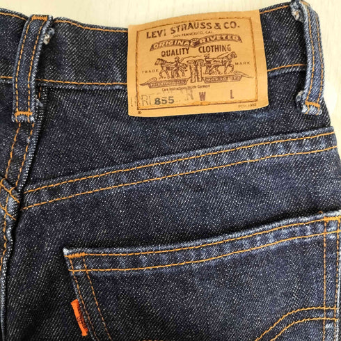リーバイス Levis 855-04 ストレートデニムパンツ オレンジタブ レディース JPN:L w27