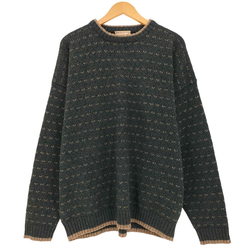ウールリッチ WOOLRICH 90S FERN MIX バーズアイニット メンズ import:XXL