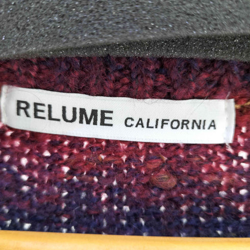 ジャーナルスタンダードレリューム JOURNAL STANDARD relume CALIFORNIA メランジミックスクルーニット メンズ JPN:L