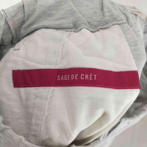 サージュデクレ SAGE DE CRET 裾ジップ スウェットパンツ メンズ