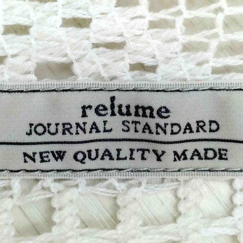 ジャーナルスタンダードレリューム JOURNAL STANDARD relume スキッパーレース ループシャツ メンズ JPN:L