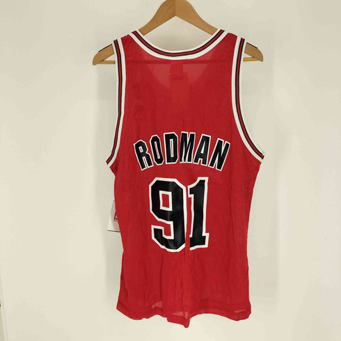 チャンピオン Champion 90-00S メキシコ製 CHICAGO No91 メッシュ バスケットボール ユニフォーム ゲームシャツ メンズ US:44
