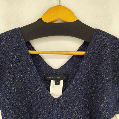 マークバイマークジェイコブス Marc by Marc Jacobs Vネック ラメニット レディース JPN:S