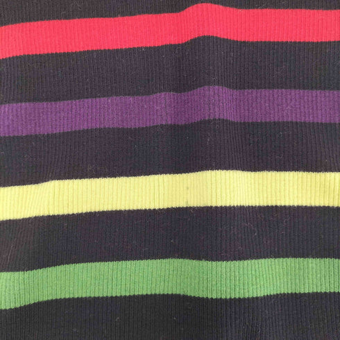 リキエルオム RYKIEL HOMME WOOL マルチカラー ボーダー マフラー メンズ FREE