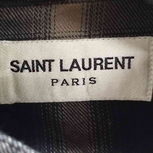 サンローランパリ SAINT LAURENT PARIS 16SS L/S オンブレチェックシャツ メンズ