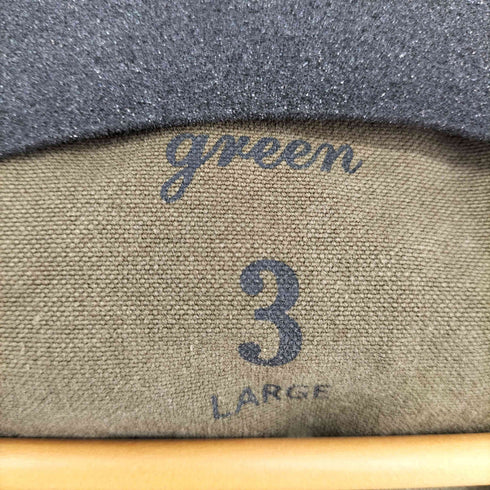 グリーン green ナポレオンジャケット メンズ JPN:3