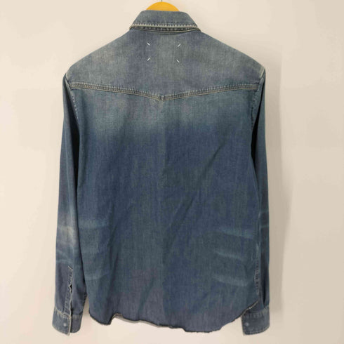 メゾンマルジェラ Maison Margiela 17SS ウエスタンデザイン L/S デニムシャツ メンズ UK:40