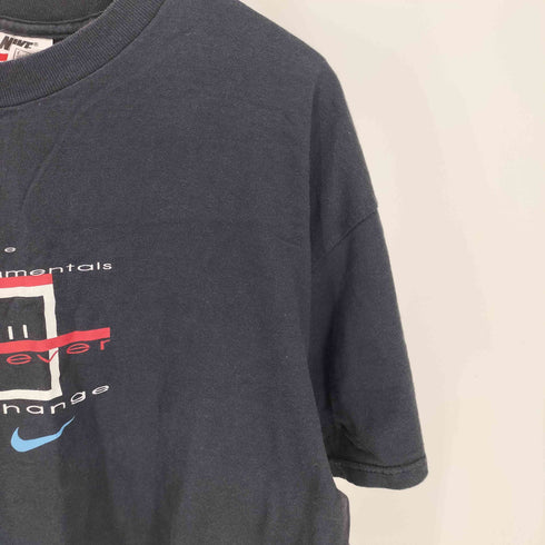 ナイキ NIKE 90S USA製 Will Never Change スウッシュ プリント S/S Tシャツ メンズ import:L