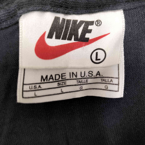 ナイキ NIKE 90S USA製 Will Never Change スウッシュ プリント S/S Tシャツ メンズ import:L