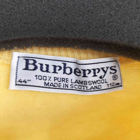 バーバリーズ BURBERRYS 90S ホースロゴ刺繍 Vネック ニットベスト メンズ