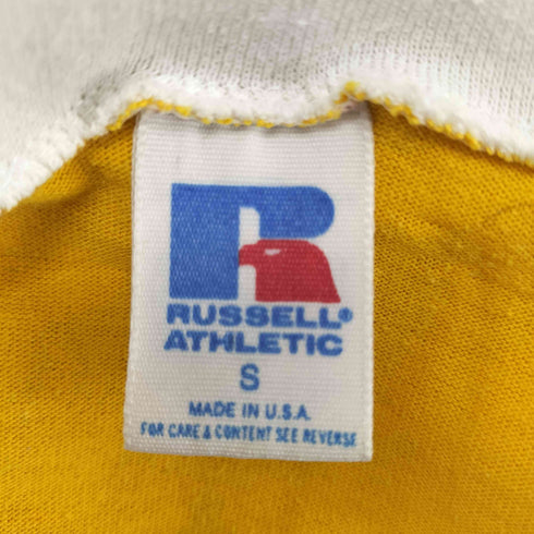 ラッセルアスレチック RUSSELL ATHLETIC 80s USA製 ナンバリングラグランシャツ メンズ JPN:S