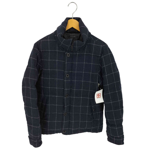 アーバンリサーチドアーズ URBAN RESEARCH DOORS チェック柄 WOOL ダウンジャケット メンズ US:38