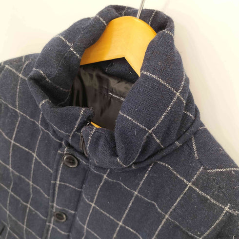 アーバンリサーチドアーズ URBAN RESEARCH DOORS チェック柄 WOOL ダウンジャケット メンズ US:38