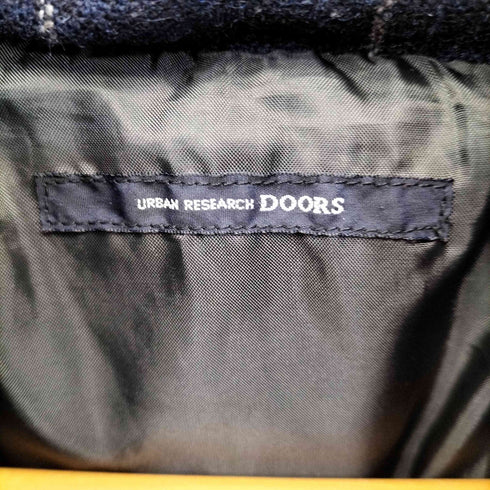 アーバンリサーチドアーズ URBAN RESEARCH DOORS チェック柄 WOOL ダウンジャケット メンズ US:38