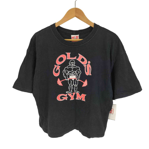 90S USA製 ロゴ プリント クロップド S/S Tシャツ メンズ import:L