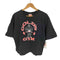90S USA製 ロゴ プリント クロップド S/S Tシャツ メンズ import:L