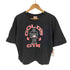 90S USA製 ロゴ プリント クロップド S/S Tシャツ メンズ import:L