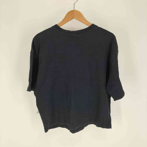90S USA製 ロゴ プリント クロップド S/S Tシャツ メンズ import:L