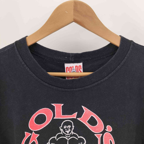 90S USA製 ロゴ プリント クロップド S/S Tシャツ メンズ import:L