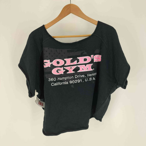 日本製 ロゴ プリント カットオフ スウェット Tシャツ メンズ