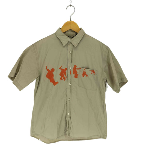 ギャップ Gap 00s- インラインスポーツプリント半袖シャツ メンズ JPN:XL
