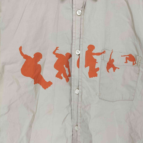ギャップ Gap 00s- インラインスポーツプリント半袖シャツ メンズ JPN:XL