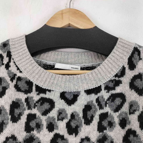 マウジー moussy レオパードニット レディース