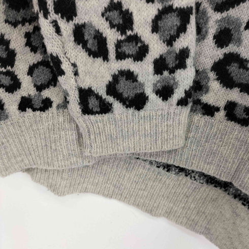マウジー moussy レオパードニット レディース
